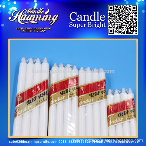 paraffin wax white candle/ wholesale white candle to Nigeria